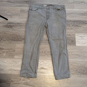 True Nation Washed Grey Athletic-Fit Stretch Jeans